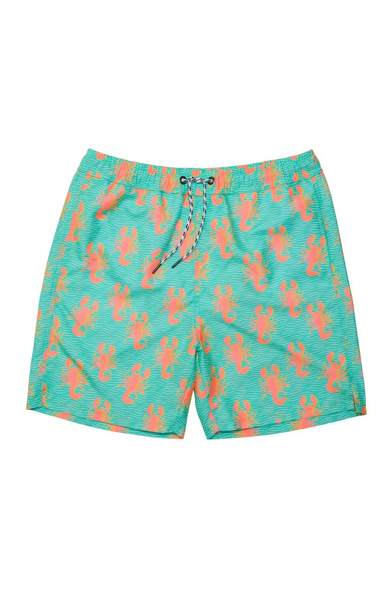 Printed Swim Shorts, Main, color, Ocean Clawed