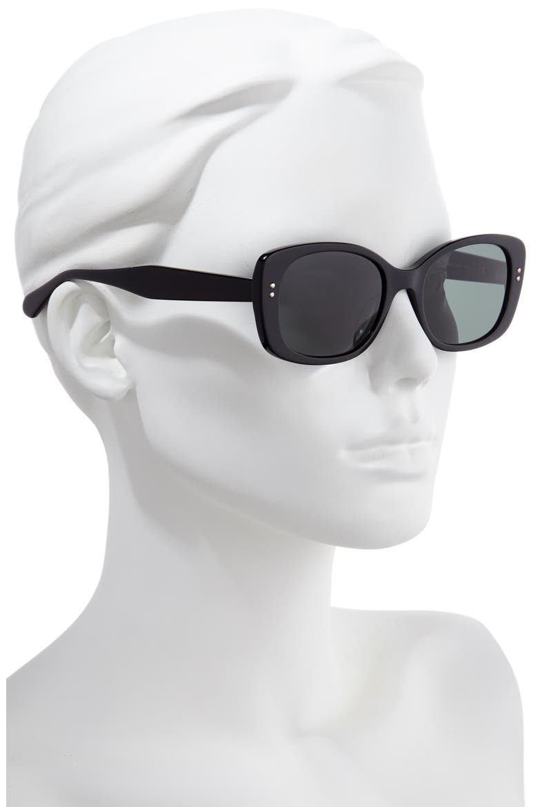 citianigs 53mm sunglasses, Alternate, color, BLACK