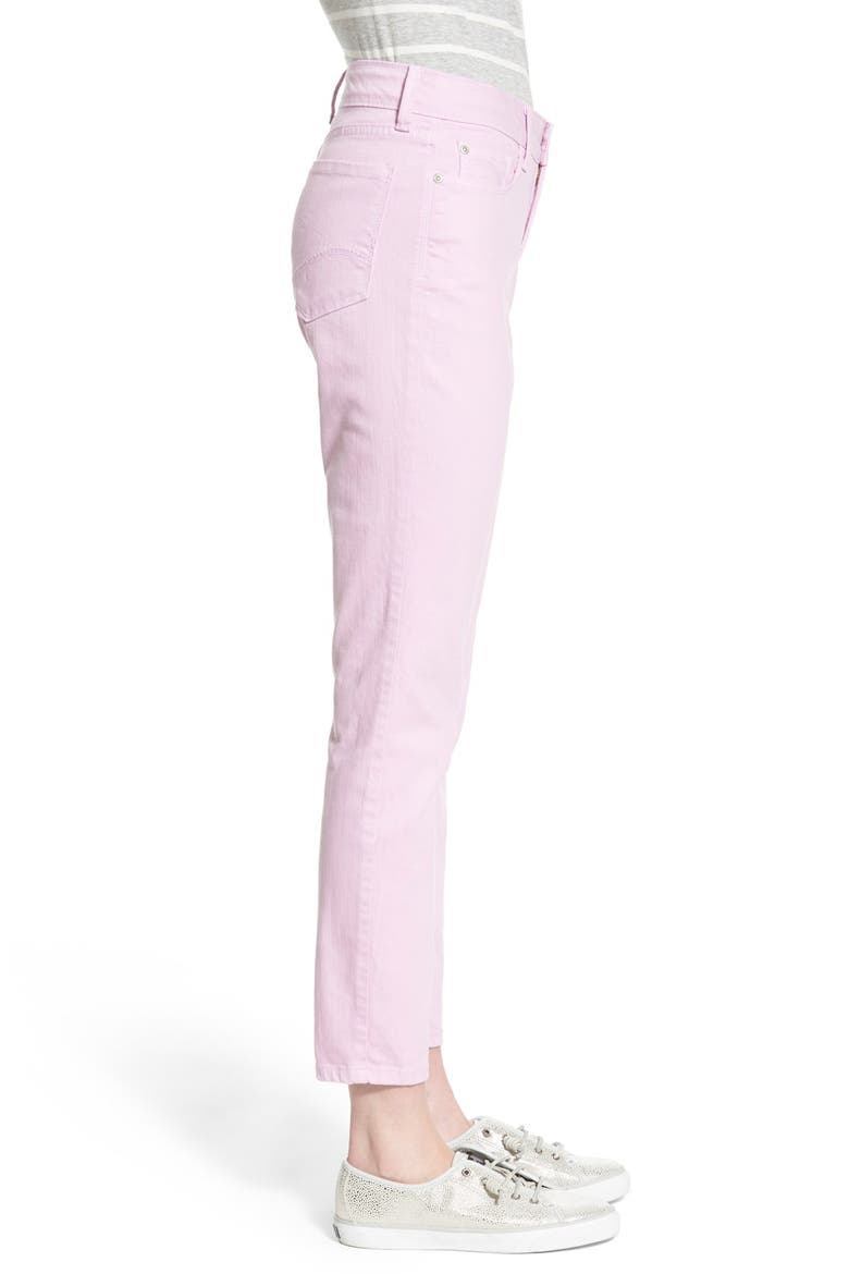 Alina Colored Stretch Ankle Skinny Jeans, Alternate, color, LAVENDER FOG