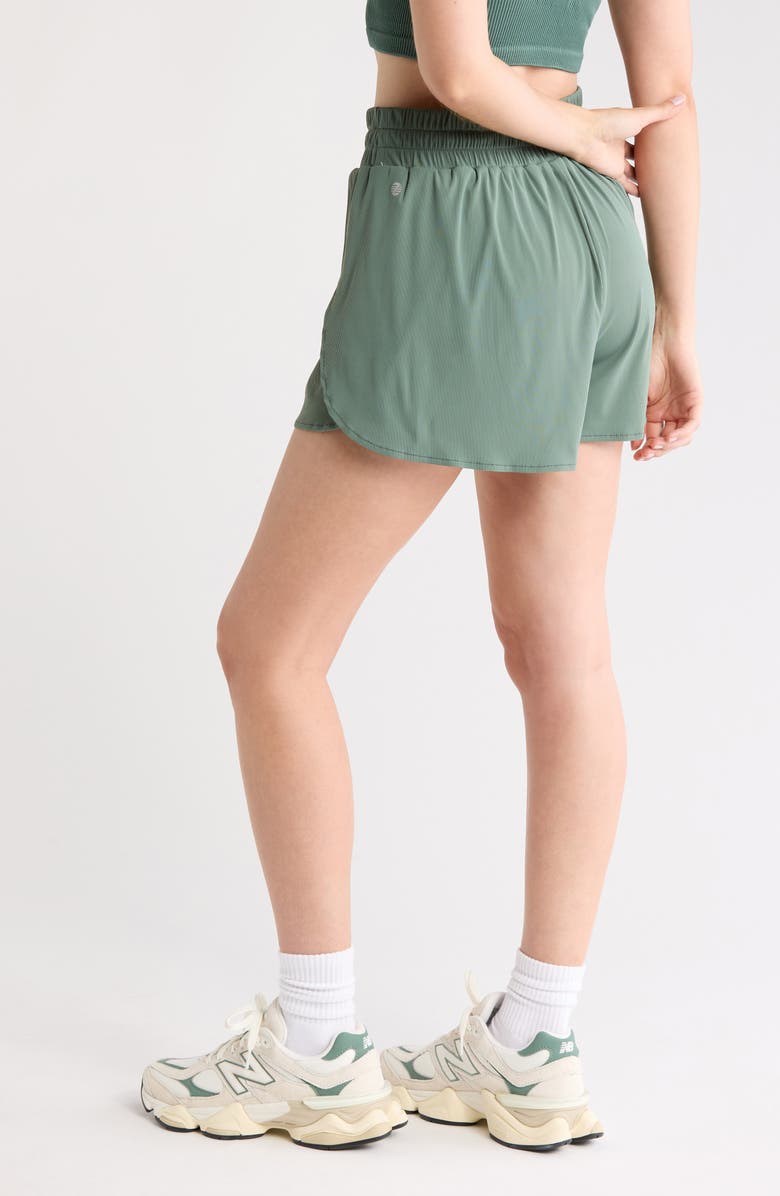 Z by Zella Open Matchpoint Shorts, Alternate, color, Green Tree