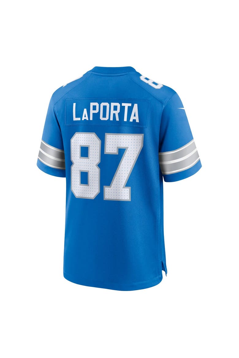 Men's Nike Sam LaPorta Blue Detroit Lions Game Jersey, Alternate, color, Blue