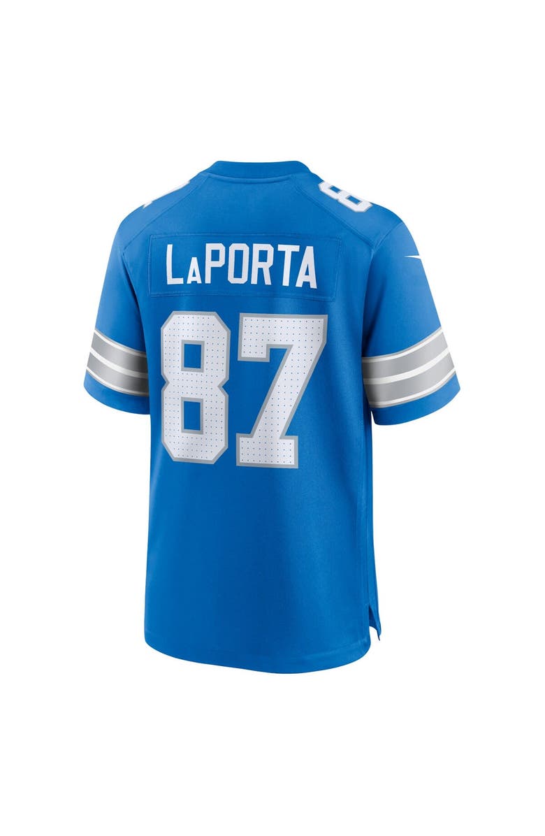 Nike Men's Nike Sam LaPorta Blue Detroit Lions Game Jersey, Alternate, color, Blue