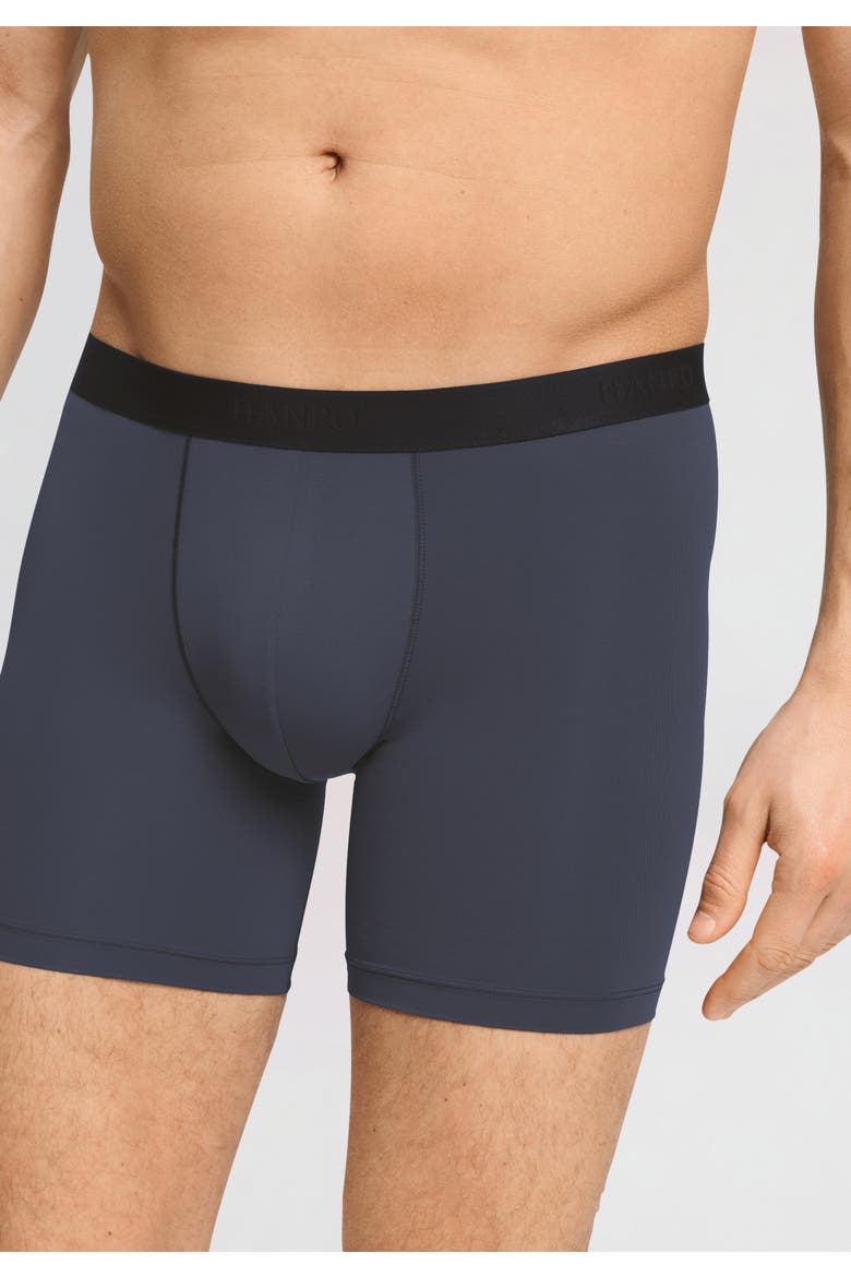 Micro Touch Long Boxer Brief, Alternate, color, Stormy Gray