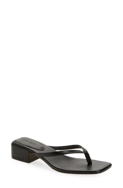 Steve Madden Caribbean Flip Flop In Black