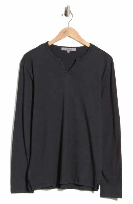 Long Sleeve Henley T-Shirt