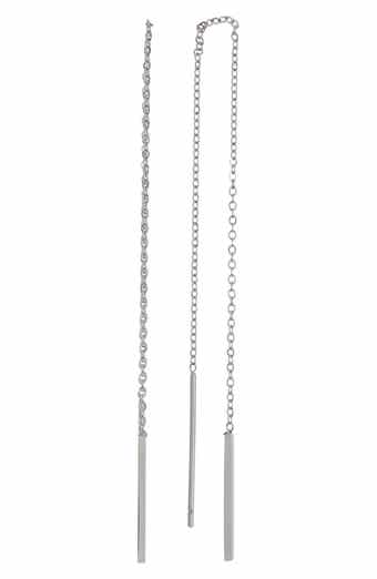 Adornia Water Resistant Threader Earrings