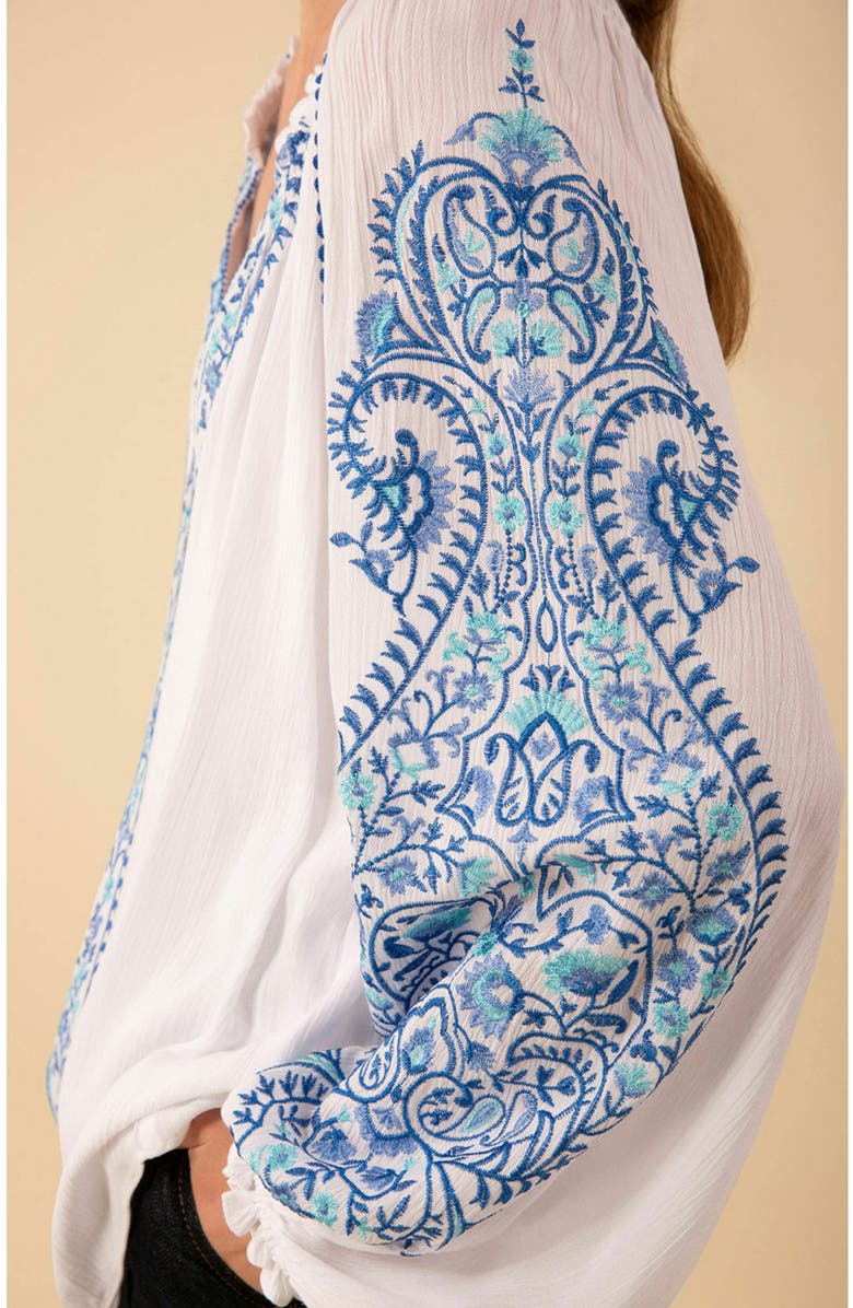 Hale Bob Sloane Embroidered Top, Alternate, color, 