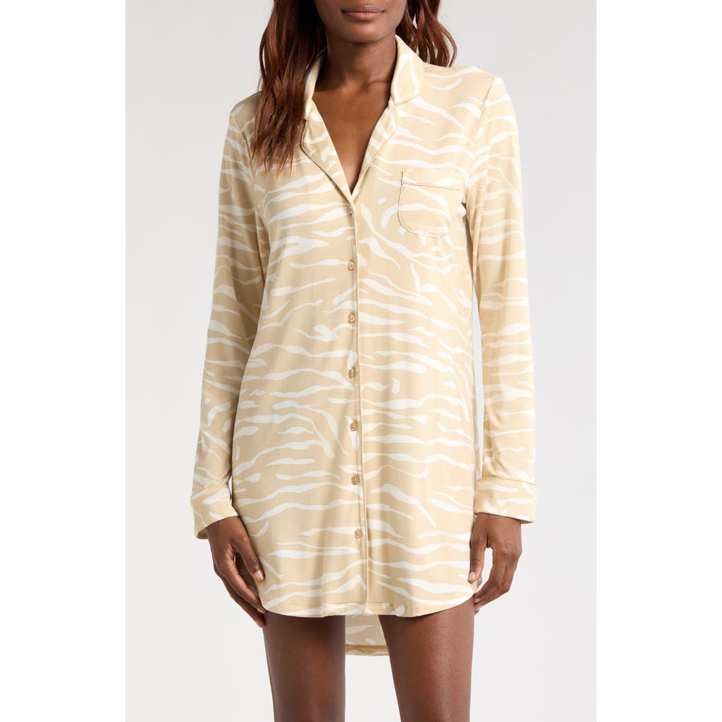 Nordstrom Moonlight Eco Nightshirt In Brown