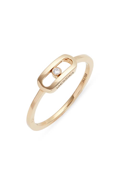 Messika Move Uno Diamond Ring In Yellow Gold