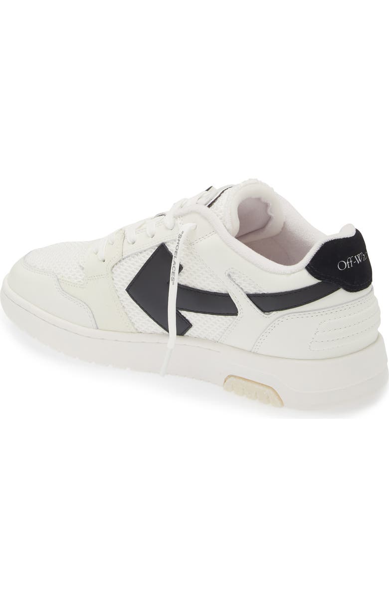 Off-White Slim Out of Office Low Top Sneaker, Alternate, color, White - Black