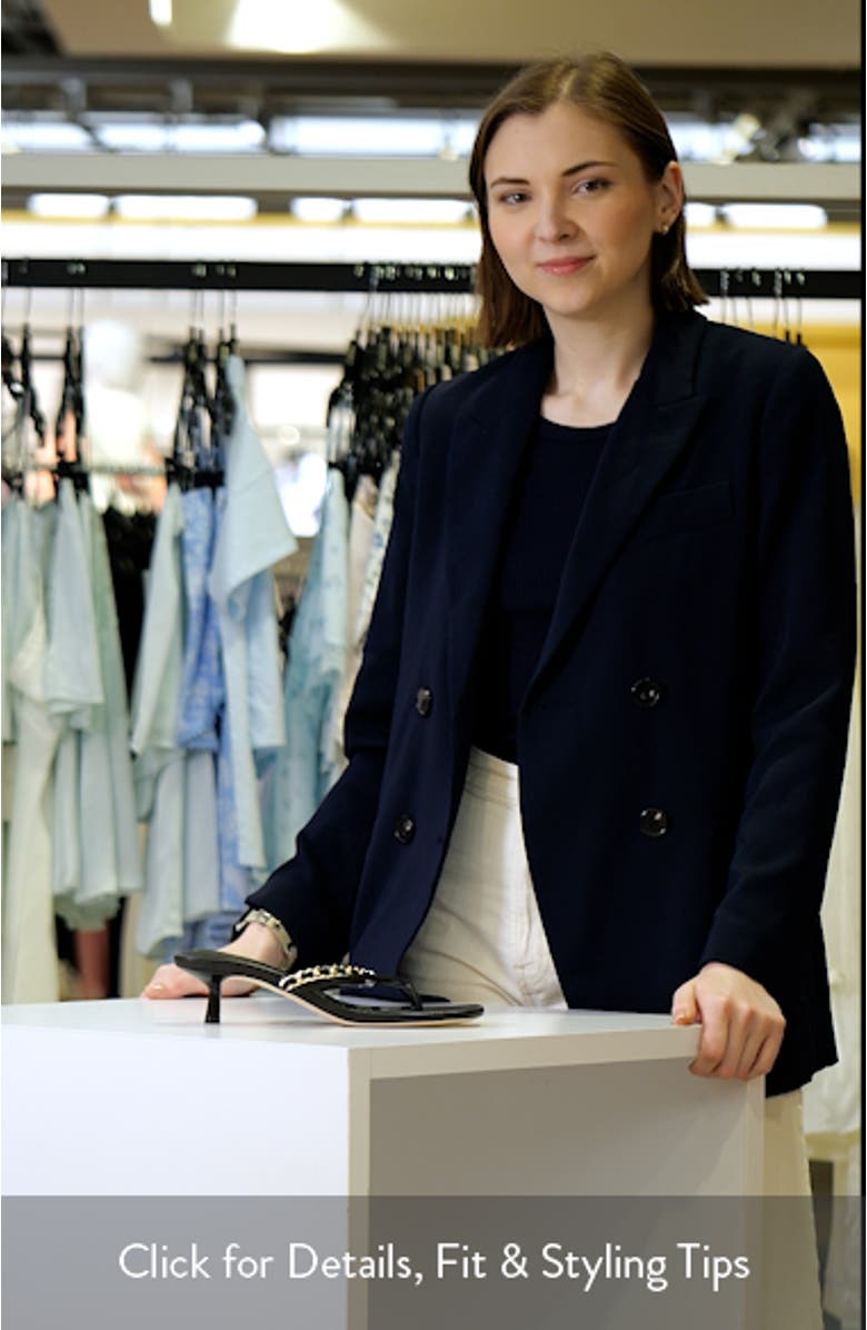 Georgette Kitten Heel Slide Sandal, sales video thumbnail