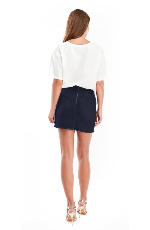 Mother Of All Liza Mini Skirt In Blue