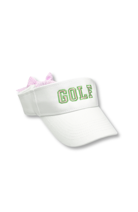 Golf Twill Bow Visor (Toddler, Little Kid & Big Kid)