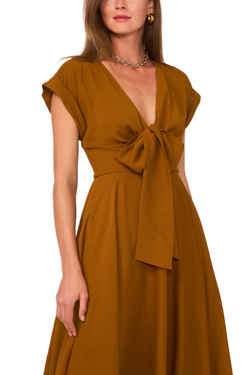 1.STATE Front Bow Handkerchief Hem Dress, Alternate, color, Cathay Spice