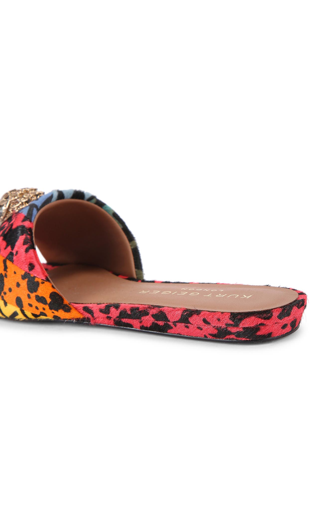 Kurt Geiger London Kensington Genuine Calf Hair Slide Sandal, Alternate, color, 