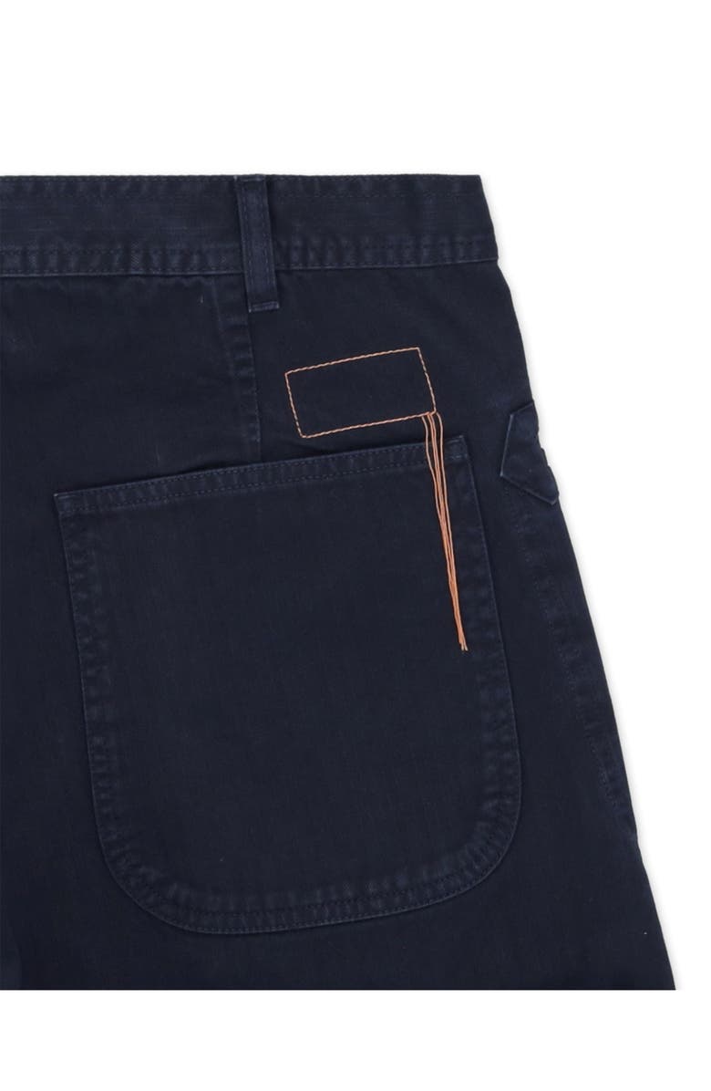 Fortela Herringbone Cotton Trousers, Alternate, color, Blue