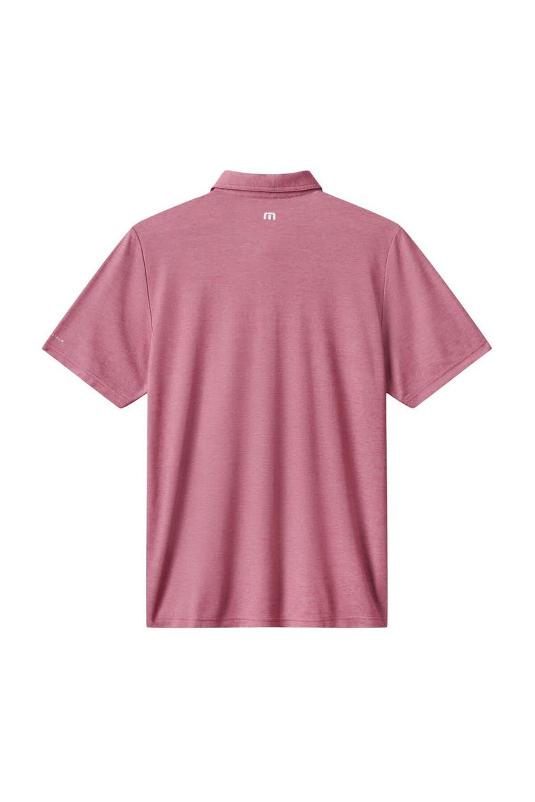 Men's TravisMathew Heather Red Boston Red Sox Playoff Pitch Tri-Blend Polo, Alternate, color, Heather Red