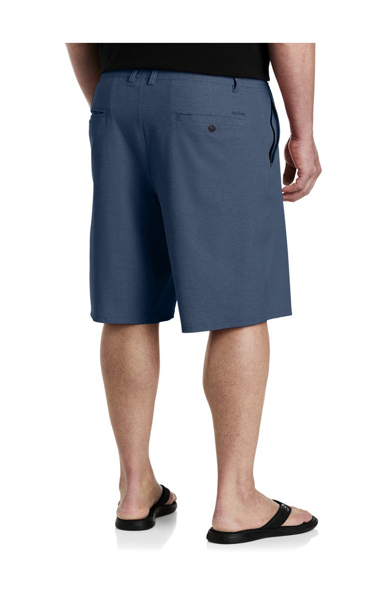 O'Neill Big & Tall Reserve Light Check Hybrid Shorts, Alternate, color, Navy