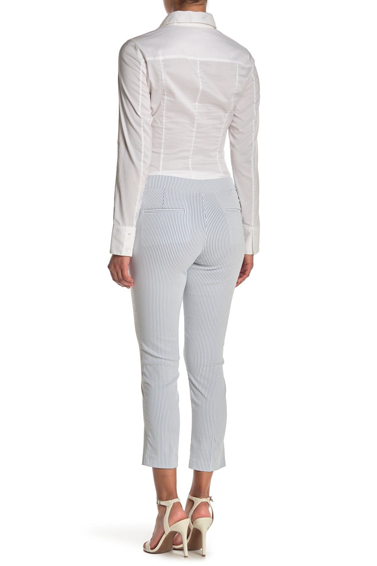 Amanda Seersucker Ankle Pants - image 2