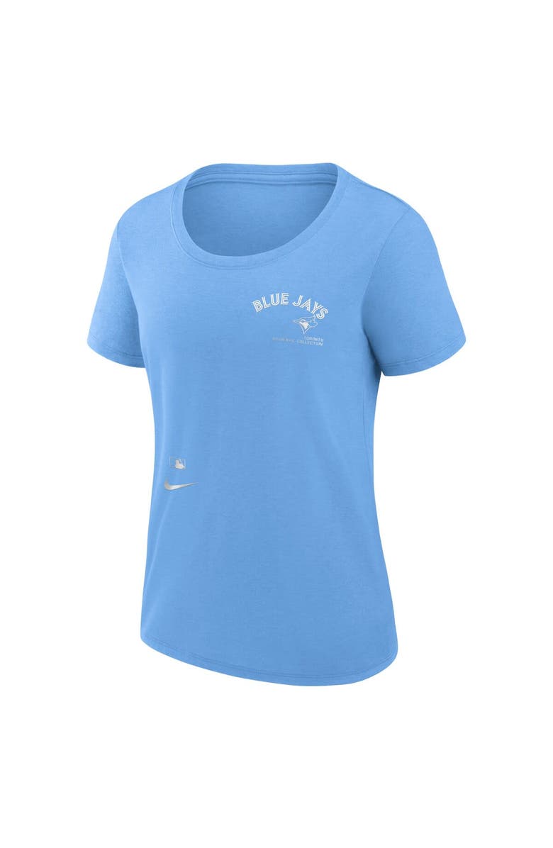 Nike Women's Nike Light Blue Toronto Blue Jays Authentic Collection Performance Scoop Neck T-Shirt, Alternate, color,