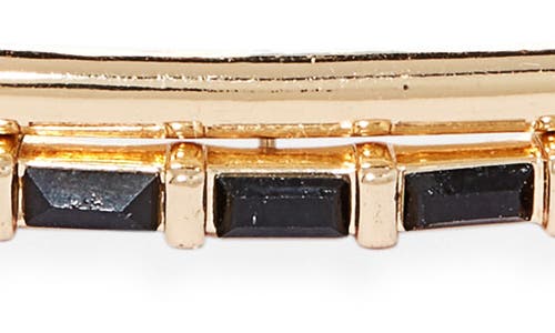 Nordstrom Rack Baguette Cut Bar Slider Bracelet In Gold