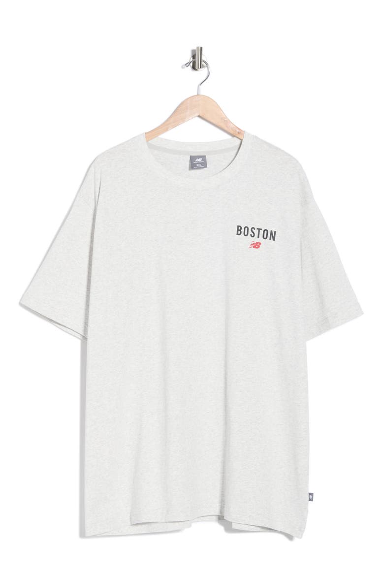 Boston Character Graphic T-Shirt, Main, color, ASH HEATHER