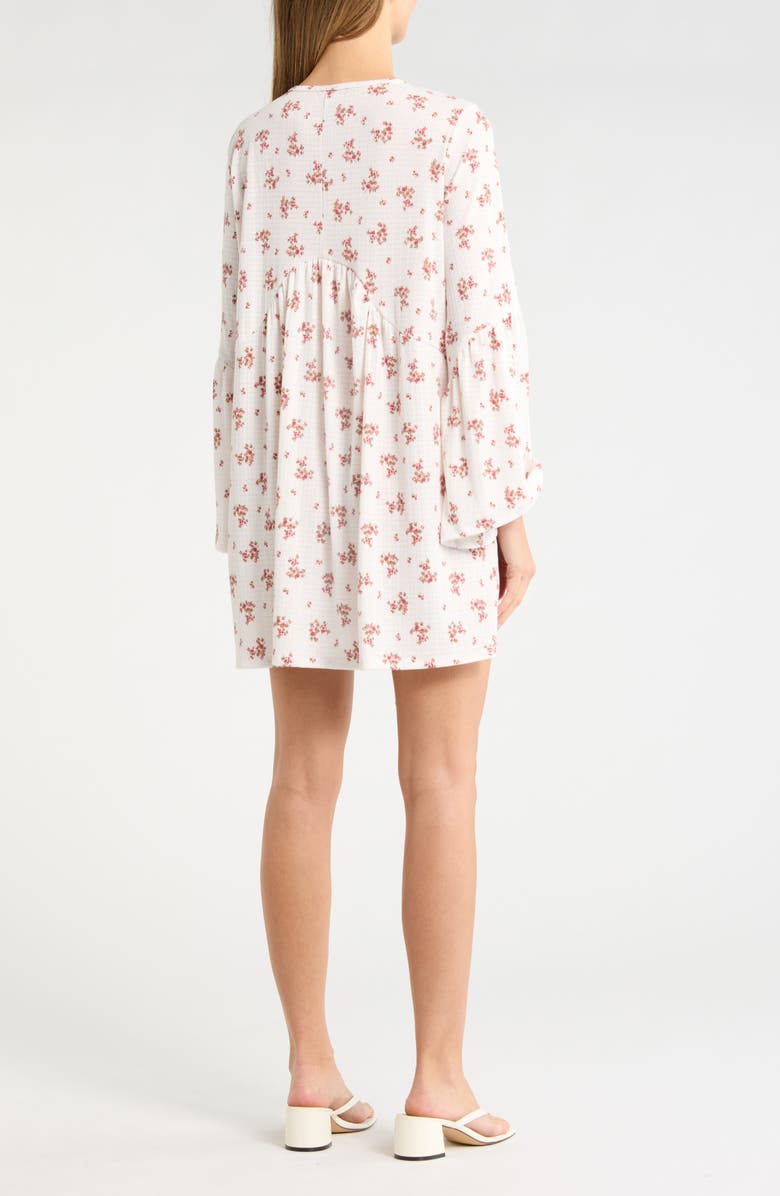 GO COUTURE Bell Sleeve Swing Dress, Alternate, color, Primrose Pink