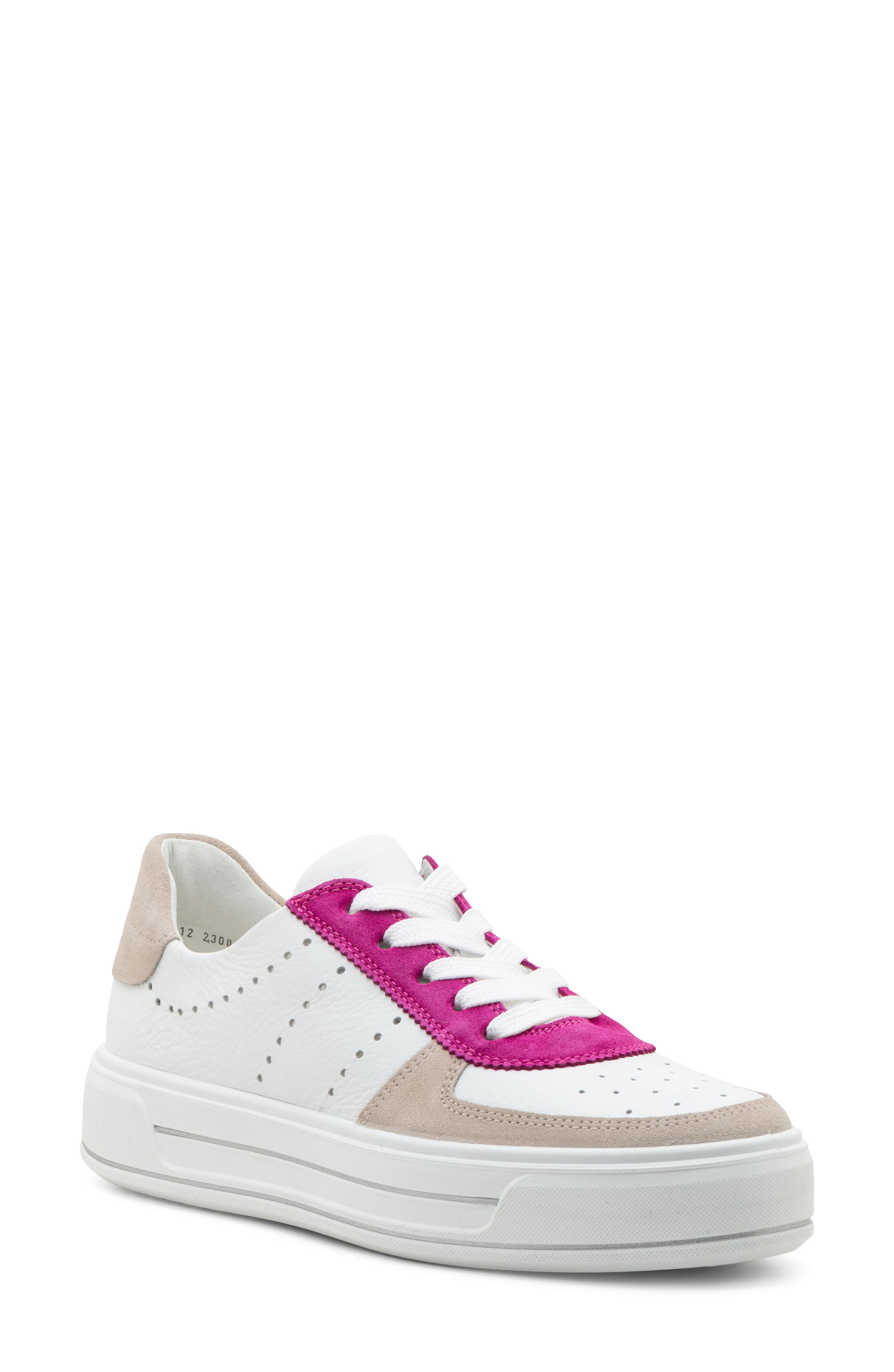 ara Calgary Platform Sneaker, Main, color, Pink