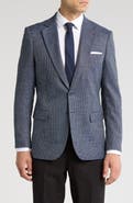 Tahari Slim Fit Houndstooth Blazer