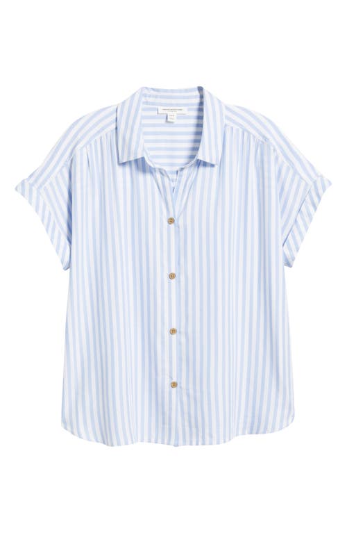 BEACHLUNCHLOUNGE BEACHLUNCHLOUNGE DARBY SHORT SLEEVE BUTTON-UP SHIRT 