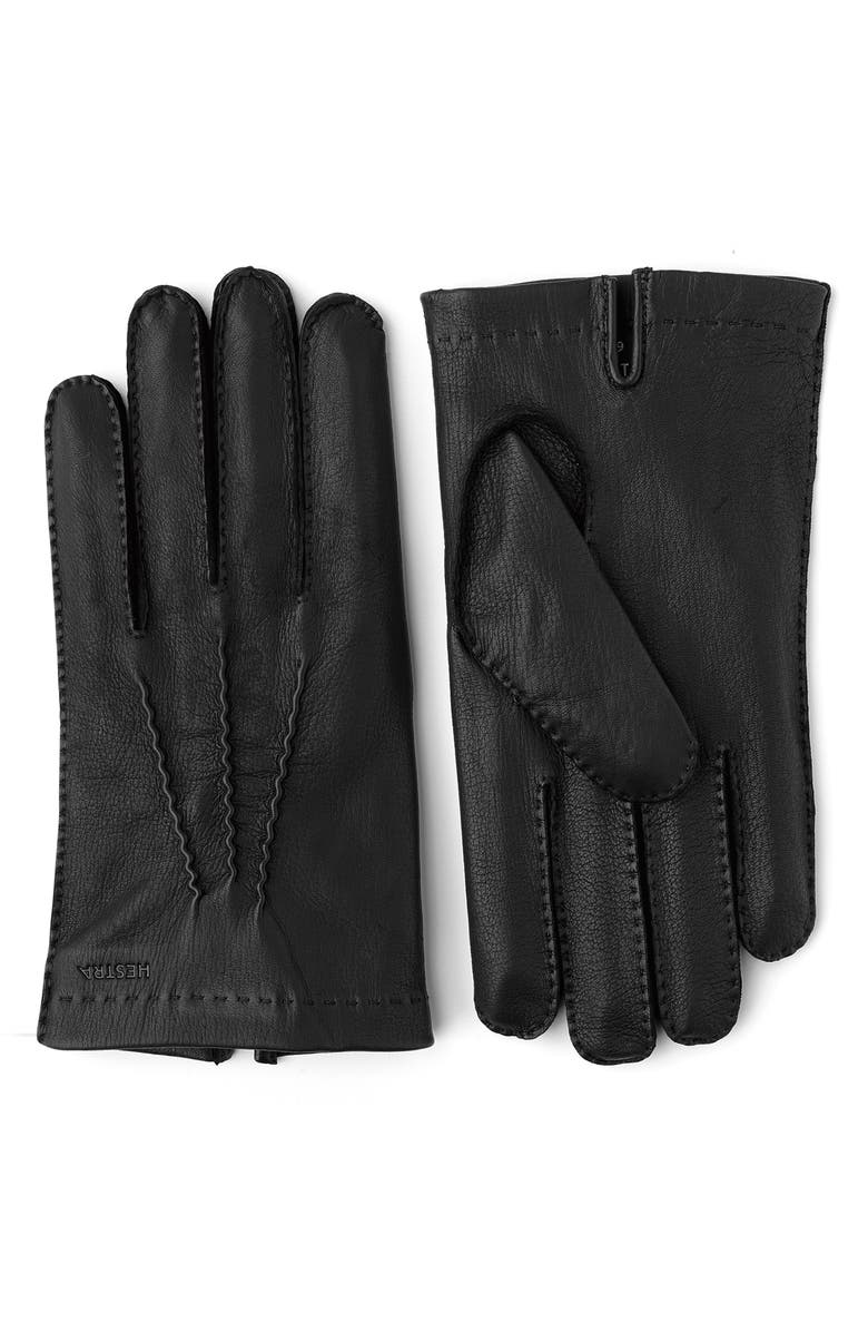 Hestra Henry Leather Gloves, Main, color,