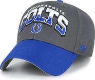 '47 Men's '47 Charcoal Indianapolis Colts Split Block MVP Adjustable Hat
