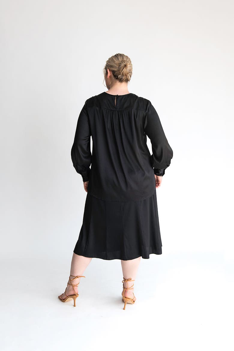 Mimosa Blouse, Alternate, color, Midnight
