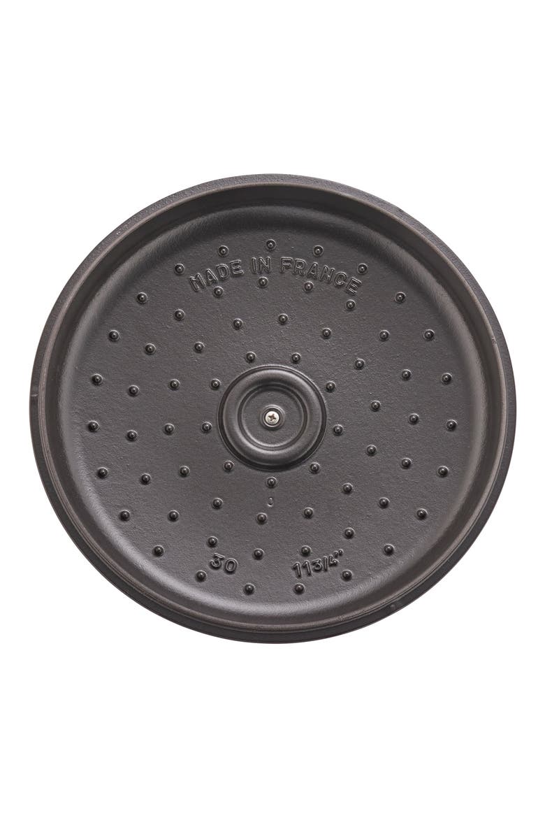 3.5-Quart Enameled Cast Iron Braiser, Alternate, color, GRENADINE