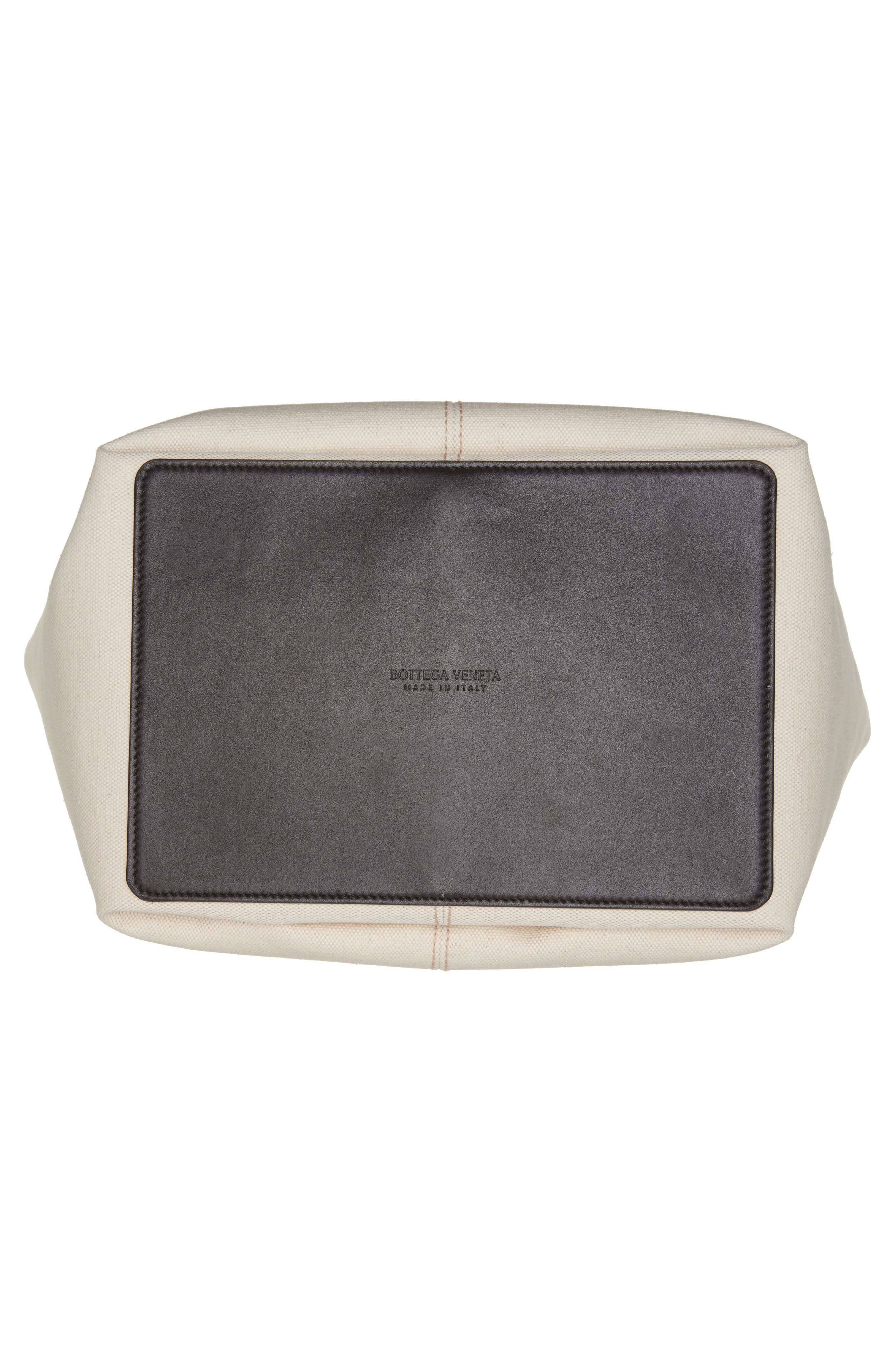 Bottega Veneta Flip Pouch Canvas Tote, Alternate, color, 