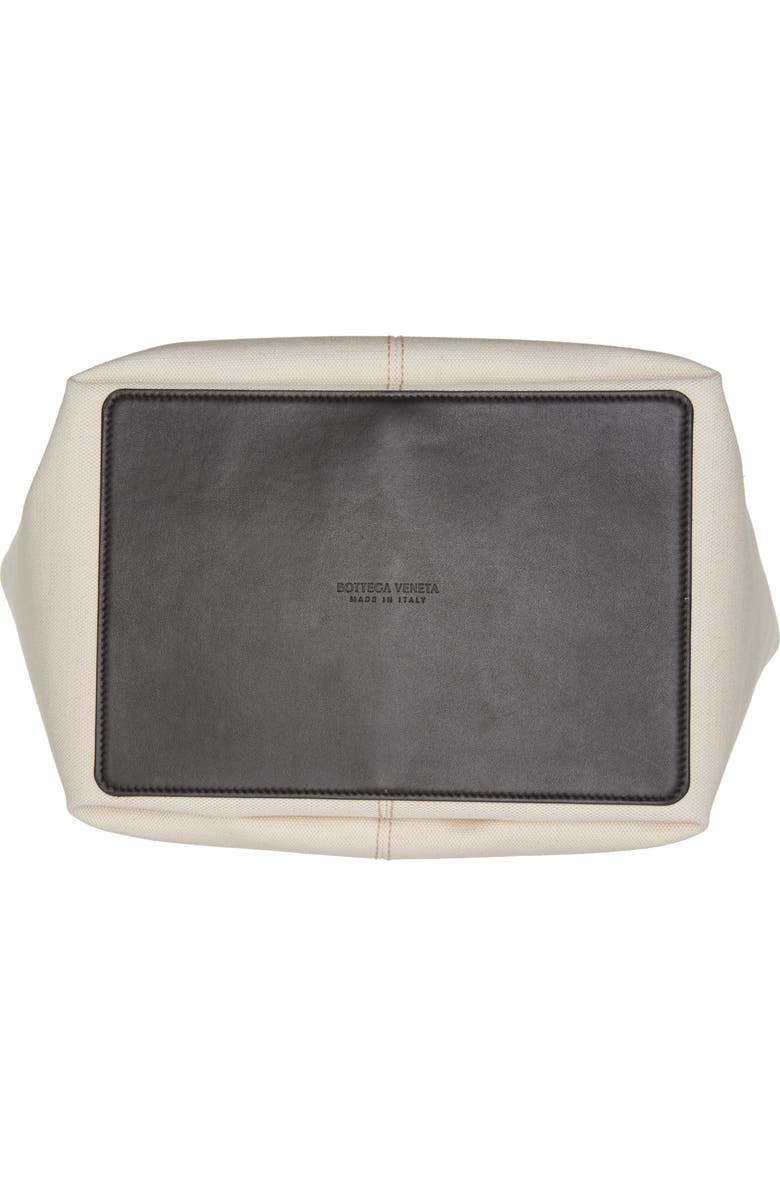 Bottega Veneta Flip Pouch Canvas Tote, Alternate, color,