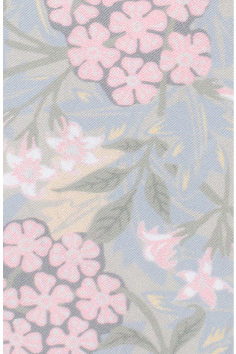 Floral Silk Tie, Alternate, color, BLUE