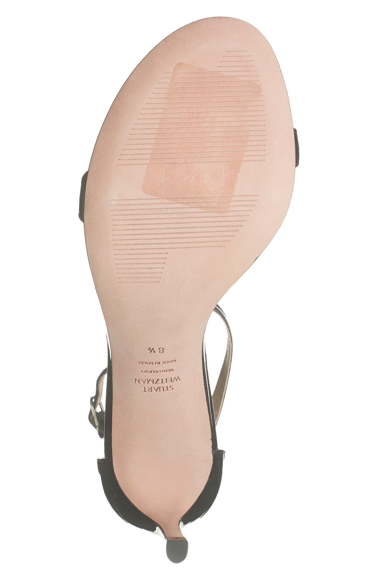 Stuart Weitzman Nunakedstraight Heeled Sandal, Alternate, color, 