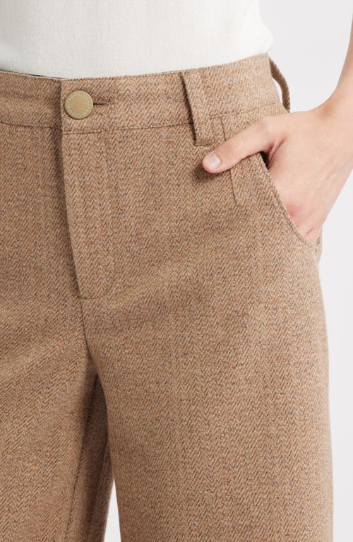 Wit & Wisdom Whitney Skyrise Wide Leg Pants In Brown