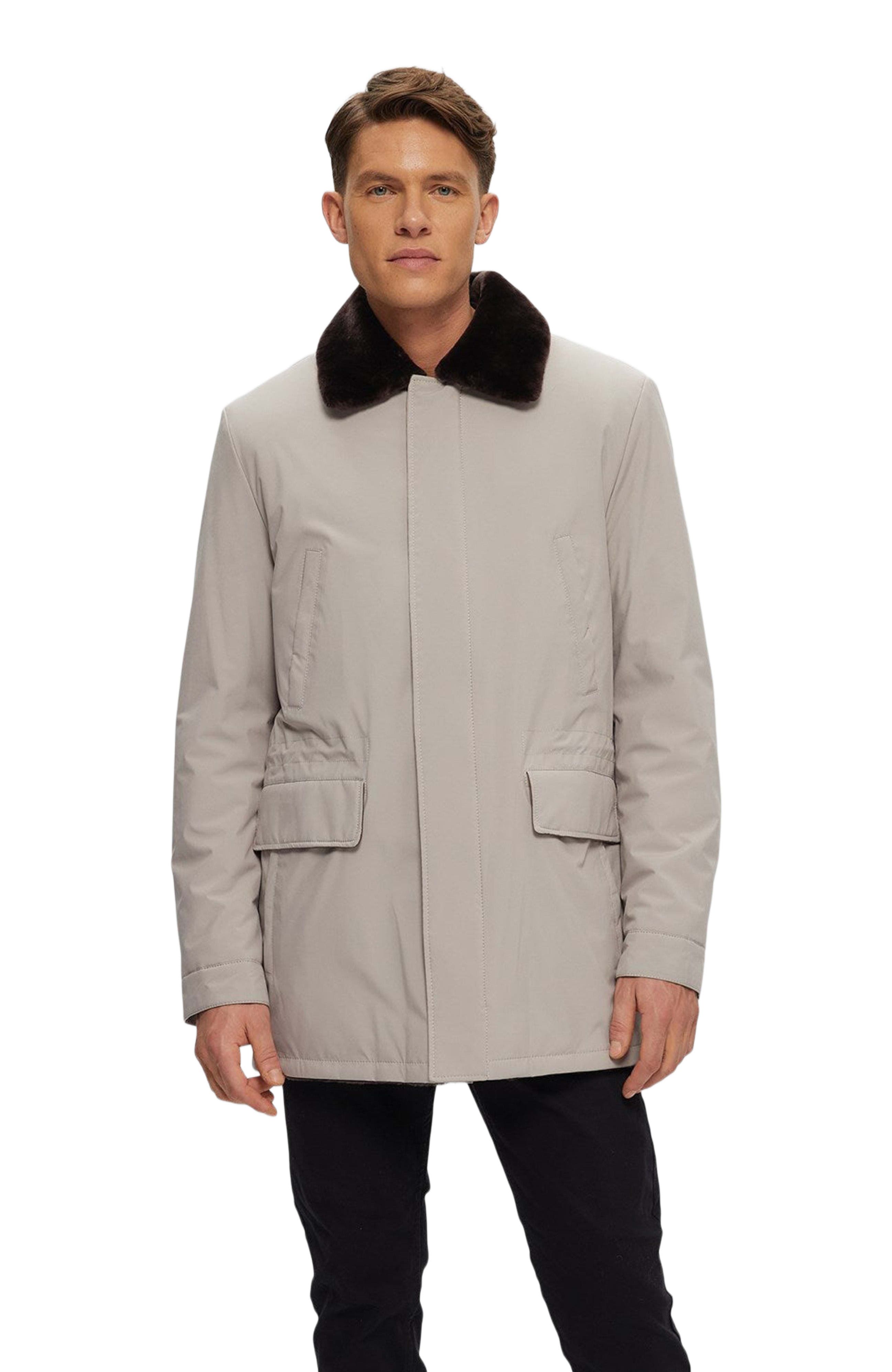 Genuine Shearling Lined Jacket
