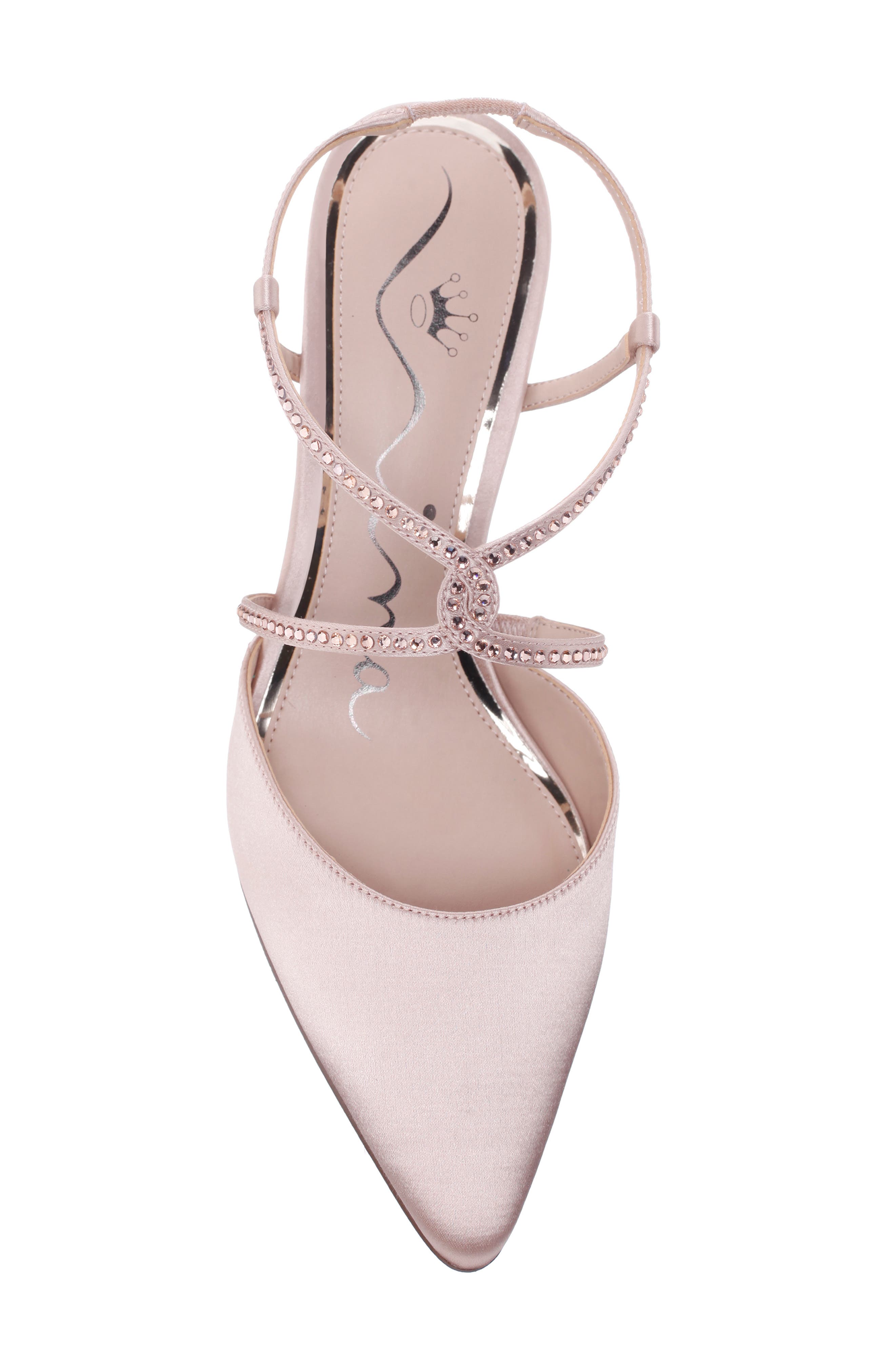 Nina Nichele Pointed Toe Pump, Alternate, color, Pearl Rose