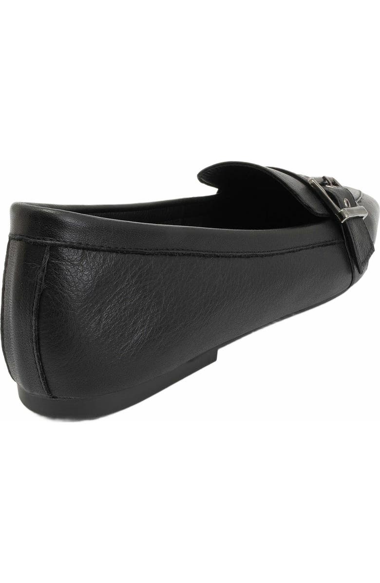 Forever & Always Shoes Noir Leather Flat Loafers, Alternate, color, Black Leather