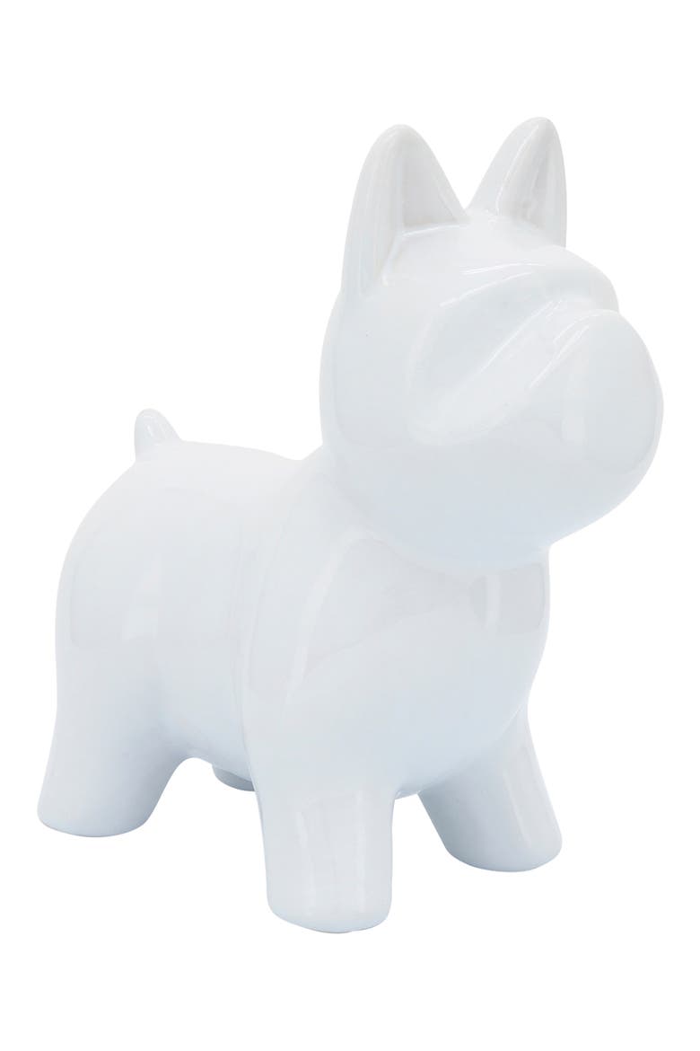 Ceramic Dog Sculpture, Main, color, WHITE