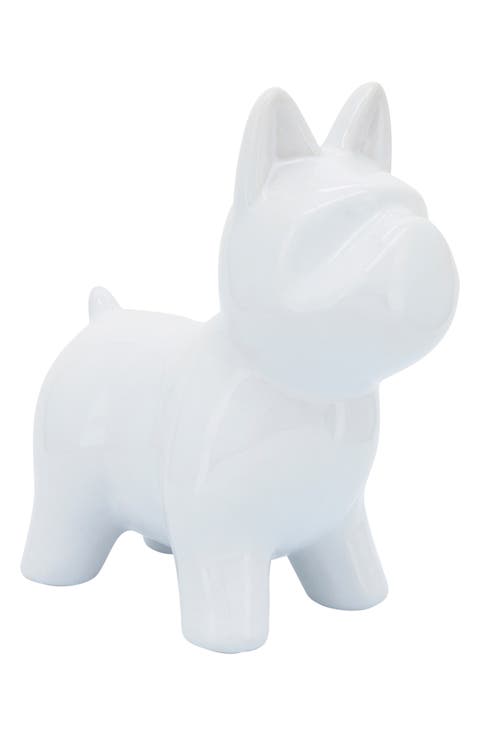 Ceramic Dog Sculpture