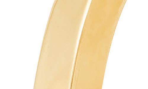 Frankie & Zoe Square Tube Oval Hoop Earrings In Gold