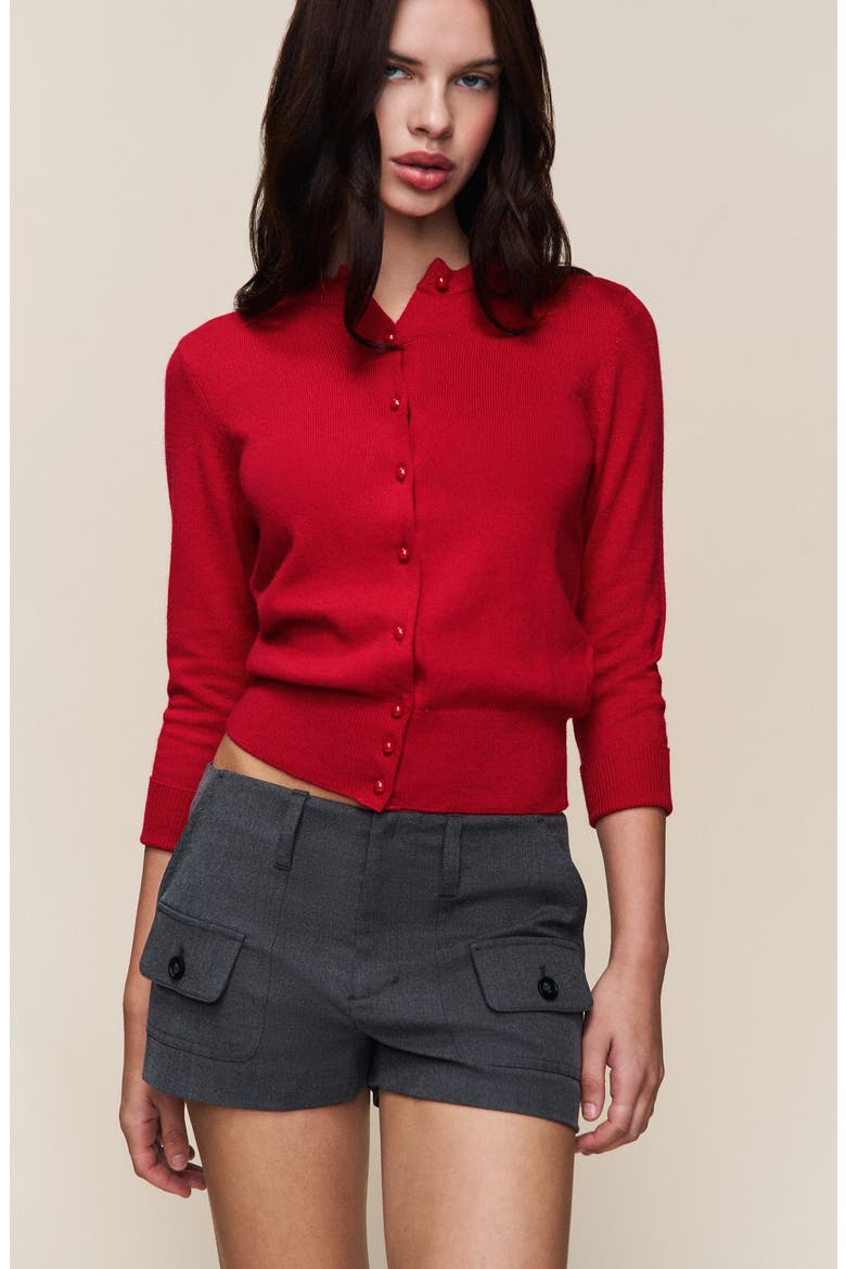 Penelope Patch Pocket Shorts, Alternate, color, Grey