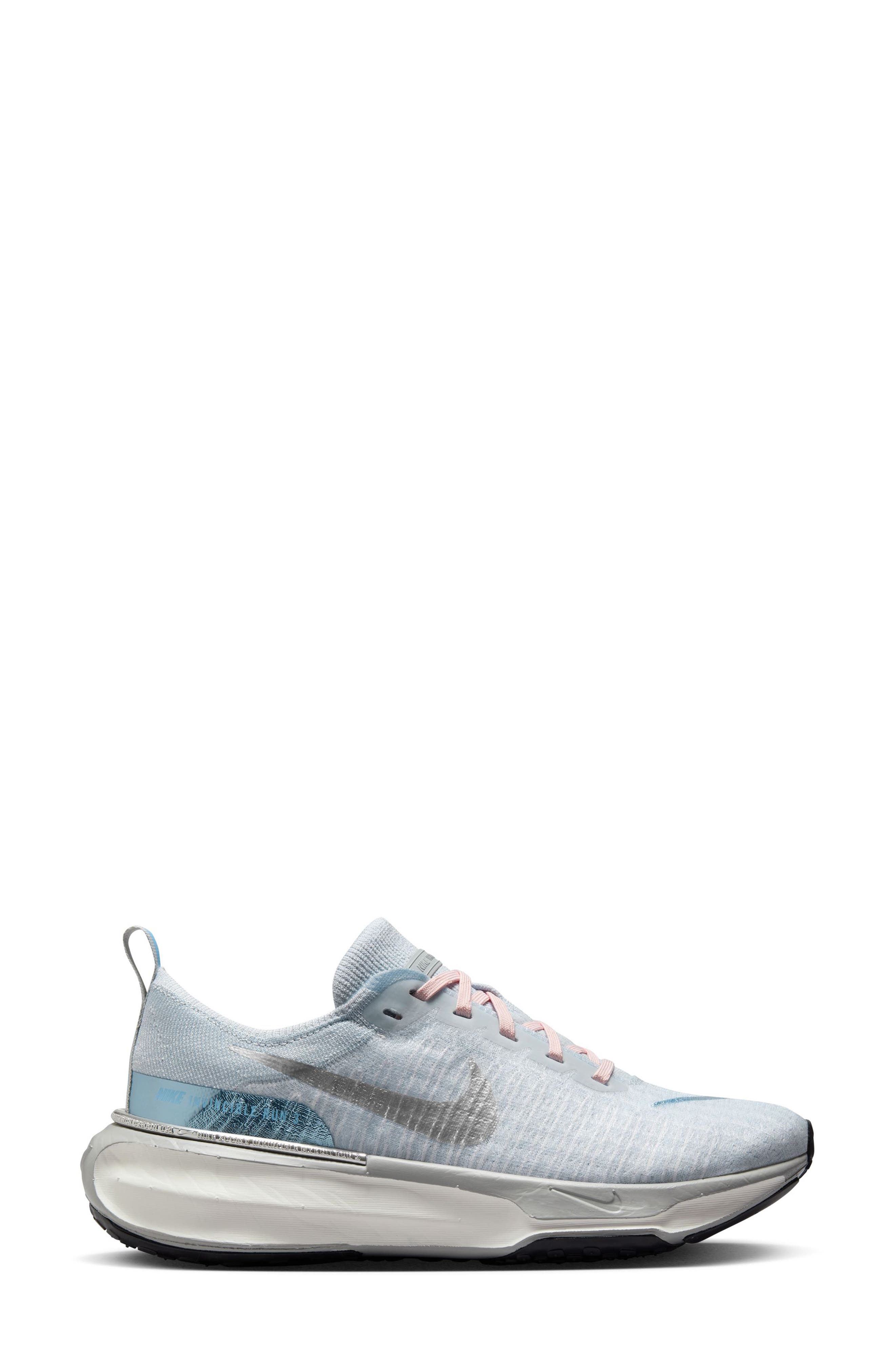 Nike ZoomX Invincible Run 3 Running Shoe, Alternate, color, Dust/ Grey/ Blue