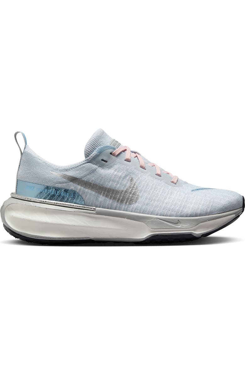 Nike ZoomX Invincible Run 3 Running Shoe, Alternate, color, Dust/ Grey/ Blue