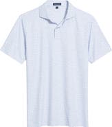Peter Millar Olive Grove Martini Print Performance Jersey Polo