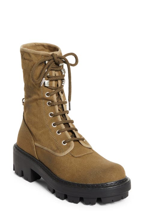 Canvas Combat Boot (Women)